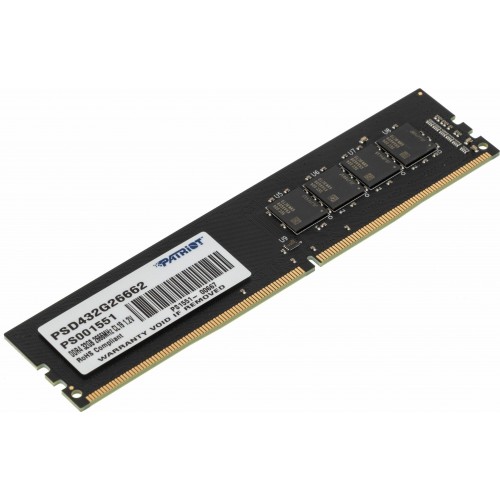 Оперативная память Patriot Memory SL 32 ГБ DDR4 2666 МГц DIMM CL19 (PSD432G26662) 1