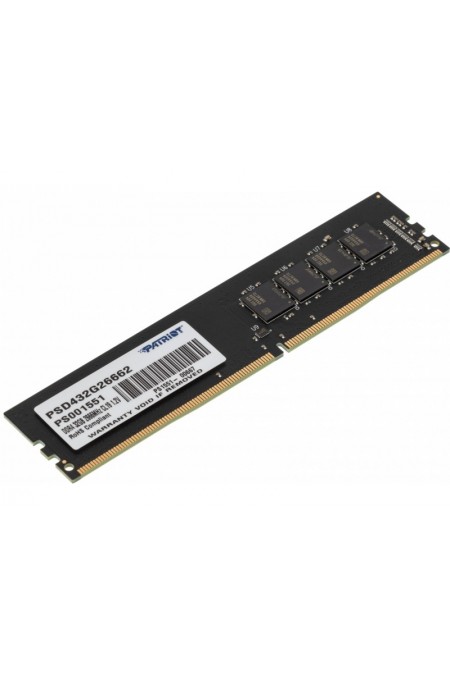 Оперативная память Patriot Memory SL 32 ГБ DDR4 2666 МГц DIMM CL19 (PSD432G26662) 1