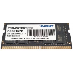 Оперативная память Patriot Memory SL 32 ГБ DDR4 3200 МГц SODIMM CL22 (PSD432G32002S)