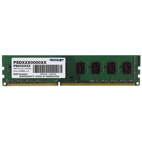 Оперативная память Patriot Memory SL 4 ГБ DDR3 1333 МГц DIMM CL9 (PSD34G133381) 