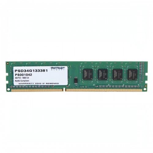 Оперативная память Patriot Memory SL 4 ГБ DDR3 1333 МГц DIMM CL9 (PSD34G133381) 4