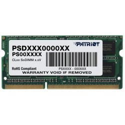 Оперативная память Patriot Memory SL 4 ГБ DDR3 1333 МГц SODIMM CL9 (PSD34G13332S)