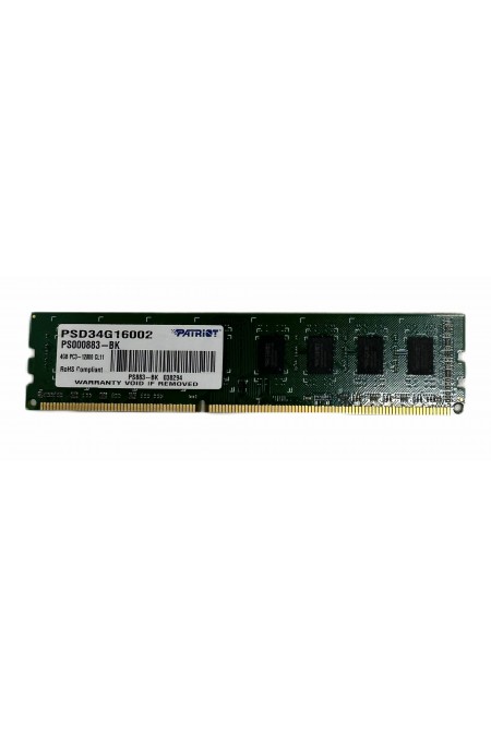 Оперативная память Patriot Memory SL 4 ГБ DDR3 1600 МГц DIMM CL11 (PSD34G160081) 