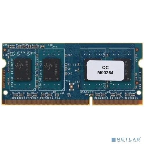 Оперативная память Patriot Memory SL 4 ГБ DDR3 1600 МГц SODIMM CL11 (PSD34G160081S) 3
