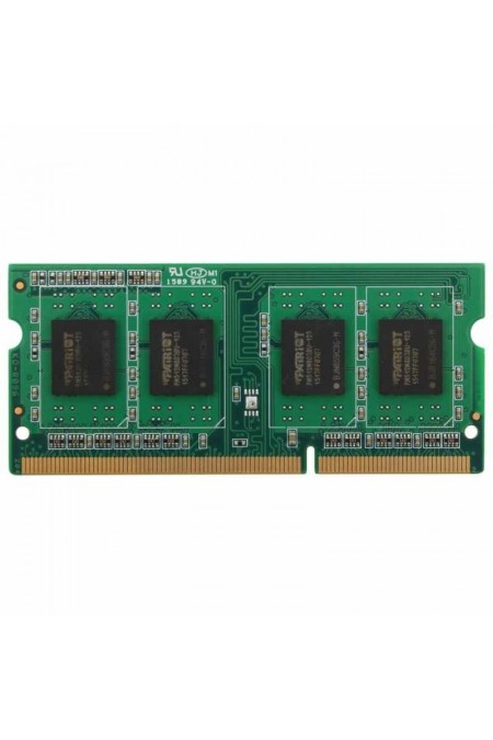 Оперативная память Patriot Memory SL 4 ГБ DDR3 1600 МГц SODIMM CL11 (PSD34G160081S) 1