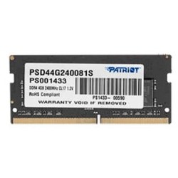 Оперативная память Patriot Memory SL 4 ГБ DDR4 2400 МГц SODIMM CL17 (PSD44G240081S)