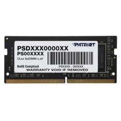 Оперативная память Patriot Memory SL 4 ГБ DDR4 2666 МГц SODIMM CL19 (PSD44G266681S)