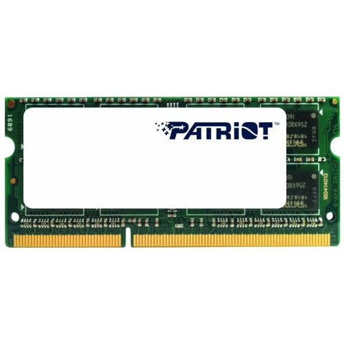 Оперативная память Patriot Memory SL 8 ГБ DDR3L 1600 МГц SODIMM CL11 (PSD38G1600L2S) 1