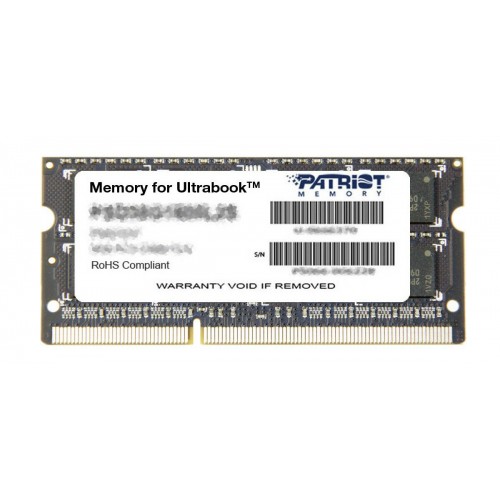 Оперативная память Patriot Memory SL 8 ГБ DDR3L 1600 МГц SODIMM CL11 (PSD38G1600L2S) 9