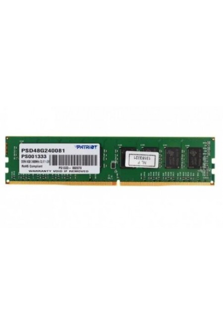 Оперативная память Patriot Memory SL 8 ГБ DDR4 2400 МГц DIMM CL17 (PSD48G240081) 