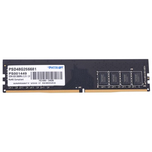 Оперативная память Patriot Memory SL 8 ГБ DDR4 2666 МГц DIMM CL19 (PSD48G266681) 