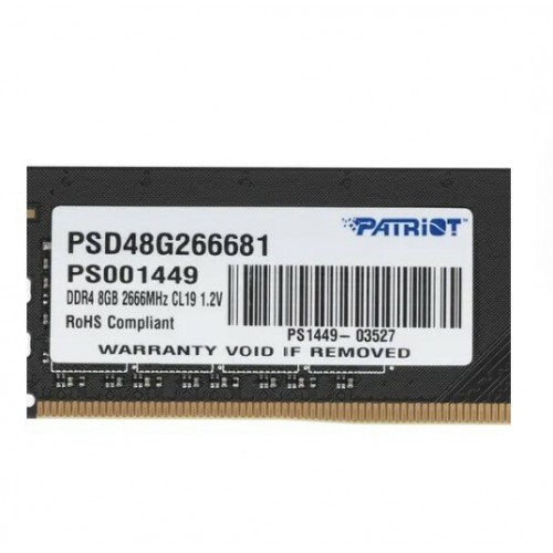 Оперативная память Patriot Memory SL 8 ГБ DDR4 2666 МГц DIMM CL19 (PSD48G266681) 3