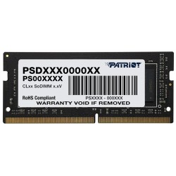 Оперативная память Patriot Memory SL 8 ГБ DDR4 2666 МГц SODIMM CL19 (PSD48G266681S)