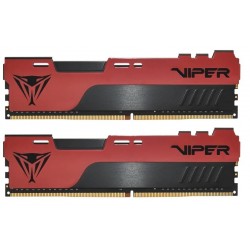 Оперативная память Patriot Memory VIPER ELITE II 8 ГБ (4 ГБ x 2 шт.) DDR4 2666 МГц DIMM CL16 (PVE248G266C6K)