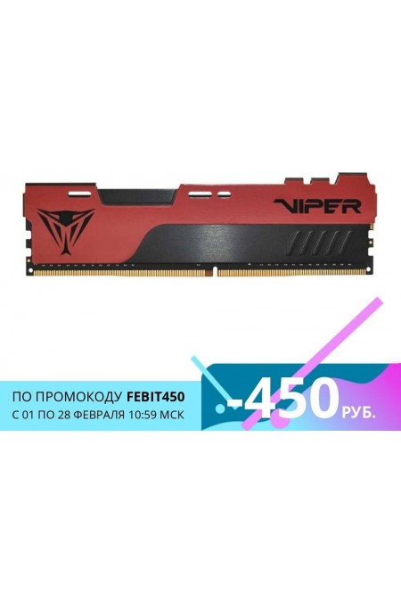 Оперативная память Patriot Memory VIPER ELITE II 8 ГБ DDR4 3600 МГц DIMM CL20 (PVE248G360C0) 1