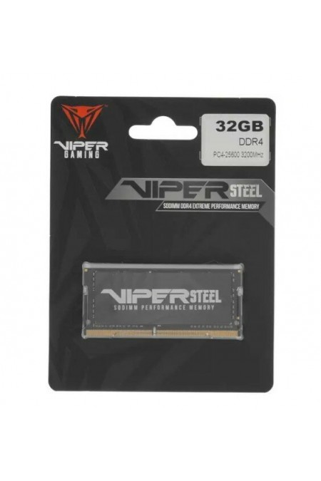 Оперативная память Patriot Memory VIPER STEEL 32 ГБ DDR4 3200 МГц SODIMM CL18 (PVS432G320C8S) 8