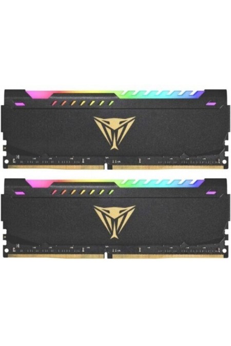 Оперативная память Patriot Memory VIPER STEEL RGB 16 ГБ (8 ГБ x 2 шт.) DDR4 3600 МГц DIMM CL20 (PVSR416G360C0K) 