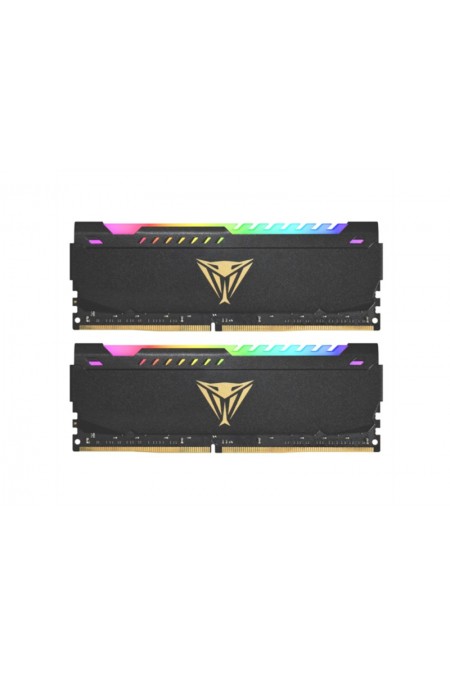 Оперативная память Patriot Memory VIPER STEEL RGB 32 ГБ (16 ГБ x 2 шт.) DDR4 3200 МГц DIMM CL18 (PVSR432G320C8K) 