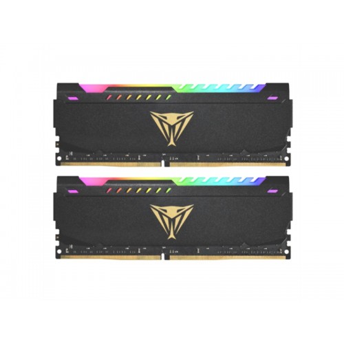 Оперативная память Patriot Memory VIPER STEEL RGB 32 ГБ (16 ГБ x 2 шт.) DDR4 3200 МГц DIMM CL18 (PVSR432G320C8K) 