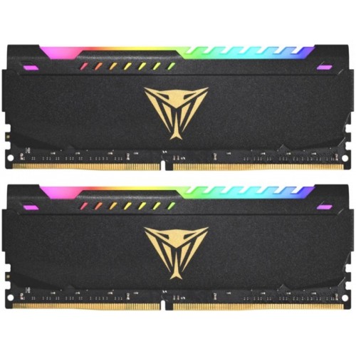 Оперативная память Patriot Memory VIPER STEEL RGB 32 ГБ (16 ГБ x 2 шт.) DDR4 3200 МГц DIMM CL18 (PVSR432G320C8K) 1