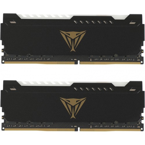 Оперативная память Patriot Memory VIPER STEEL RGB 32 ГБ (16 ГБ x 2 шт.) DDR4 3600 МГц DIMM CL20 (PVSR432G360C0K) 3