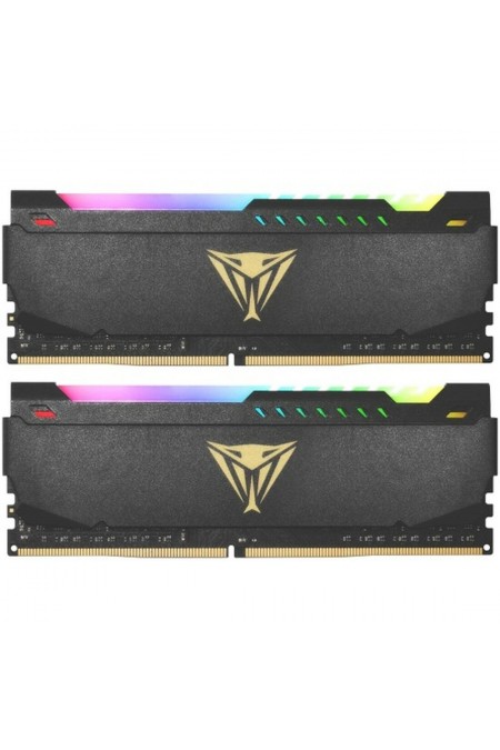 Оперативная память Patriot Memory VIPER STEEL RGB 64 ГБ (32 ГБ x 2 шт.) DDR4 3200 МГц DIMM CL18 (PVSR464G320C8K) 
