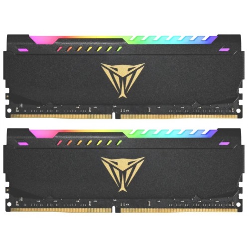 Оперативная память Patriot Memory VIPER STEEL RGB 64 ГБ (32 ГБ x 2 шт.) DDR4 3200 МГц DIMM CL18 (PVSR464G320C8K) 