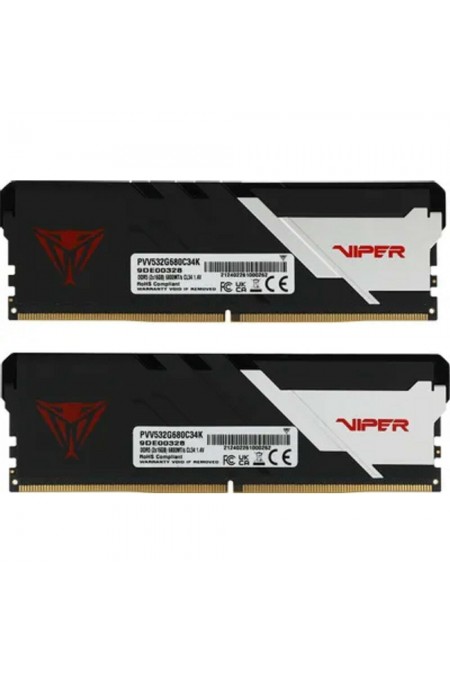 Оперативная память Patriot Memory VIPER Venom (16 ГБ x 2 шт.) DDR5 6800 МГц DIMM CL34 (PVV532G680C34K) 1