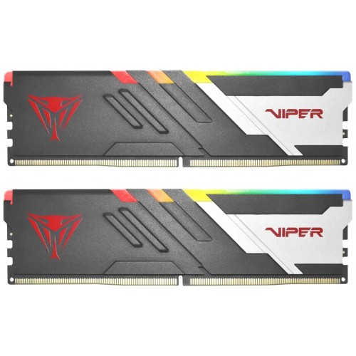 Оперативная память Patriot Memory VIPER Venom RGB 32 ГБ (16 ГБ x 2 шт.) DDR5 5600 МГц DIMM CL36 (PVVR532G560C36K) 