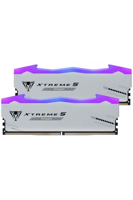 Оперативная память Patriot Memory Viper Xtreme 5 RGB 32 ГБ (16 ГБ x 2 шт.) DDR5 8000 МГц DIMM CL38 (PVXR532G80C38KM) 