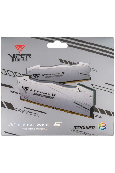Оперативная память Patriot Memory Viper Xtreme 5 RGB 32 ГБ (16 ГБ x 2 шт.) DDR5 8000 МГц DIMM CL38 (PVXR532G80C38KM) 2