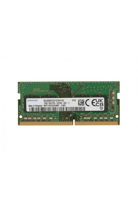 Оперативная память Samsung 16 ГБ DDR4 3200 МГц SODIMM CL22 (M471A2G43AB2-CWE) 1