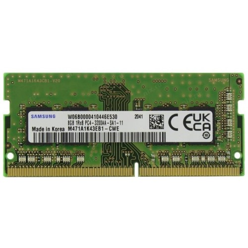 Оперативная память Samsung 8 ГБ DDR4 3200 МГц SODIMM CL22 (M471A1K43EB1-CWED0) 