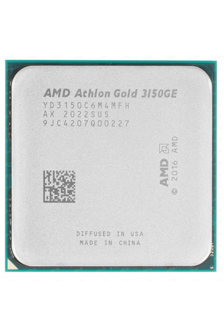 Процессор AMD Athlon Gold 3150GE (YD3150C6M4MFH) (AM4/4 x 3300 МГц), OEM 