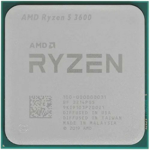 Процессор AMD Ryzen 5 3600 (100-000000031) (AM4, 6 x 3600 МГц), OEM 
