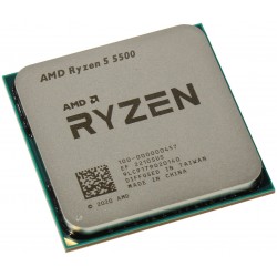 Процессор AMD Ryzen 5 5500 (100-000000457) (AM4, 6 x 3600 МГц), OEM