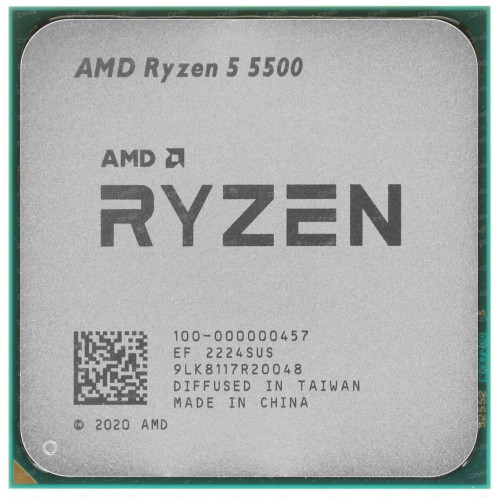 Процессор AMD Ryzen 5 5500 (100-000000457) (AM4, 6 x 3600 МГц), OEM 1