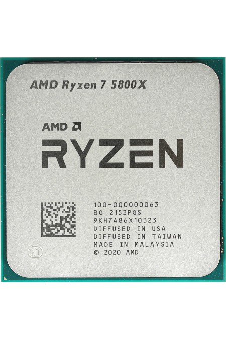 Процессор AMD Ryzen 7 5800X (100-100000063WOF) (AM4, 8 x 3800 МГц), BOX 