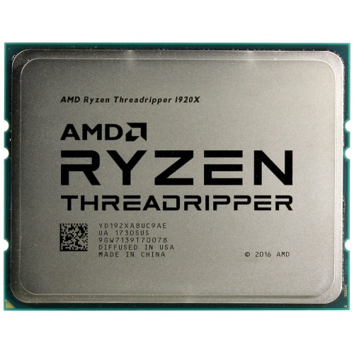 Процессор AMD Ryzen Threadripper 1920X TR4, 12 x 3500 МГц (YD192XA8UC9AE), OEM 1