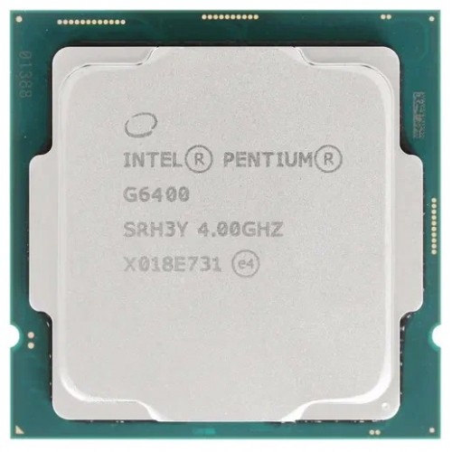 Процессор Intel Pentium Gold G6400 LGA1200 (CM8070104291810S) (2 x 4000 МГц), OEM 