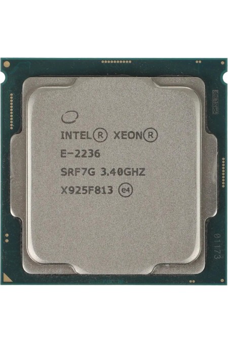 Процессор Intel Xeon E-2236 LGA1151 (CM8068404174603S) (v2, 6 x 3400 МГц), OEM 