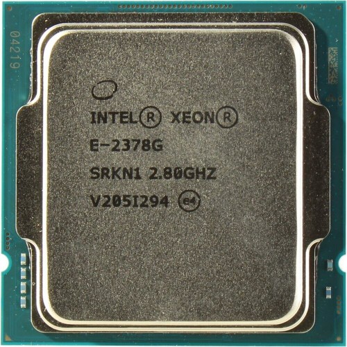 Процессор Intel Xeon E-2378G LGA 1200, 8 x 2800 МГц (CM8070804494916S), OEM 3