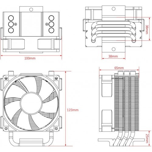 Вентилятор для процессора ID-Cooling SE-903-XT Basic (черный) 7