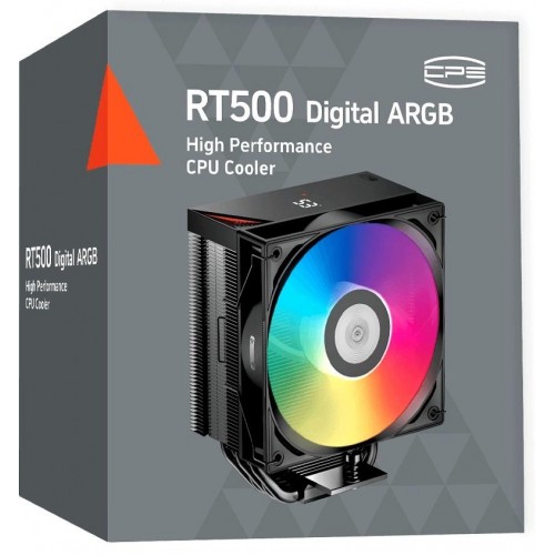 Вентилятор для процессора PcCooler RT500 Digital BK ARGB (RT500-BKAWYL-GL) (черный) 1