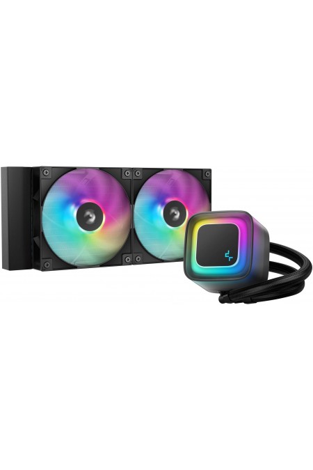 Система жидкостного охлаждения DeepСool LE240 V2 Black (R-LE360-BKAMMC-G-2) (черный) 
