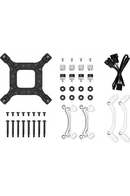 Система жидкостного охлаждения DeepСool LE240 V2 Black (R-LE360-BKAMMC-G-2) (черный) 4