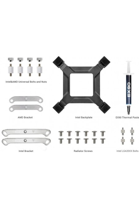 Система водяного охлаждения PcCooler DA360 Pro Digital WH ARGB (DA360PRO-WHAWXL-GL) (белый) 4