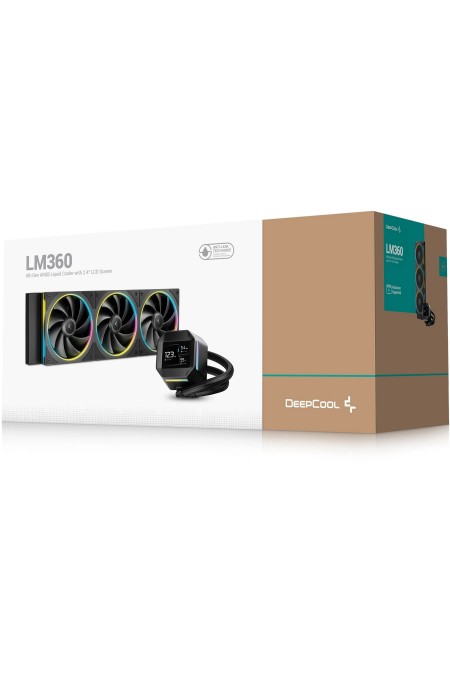 Система водяного охлаждения DeepCool LM360 LCD (R-LM360-BKDMMC-1) (черный) 5