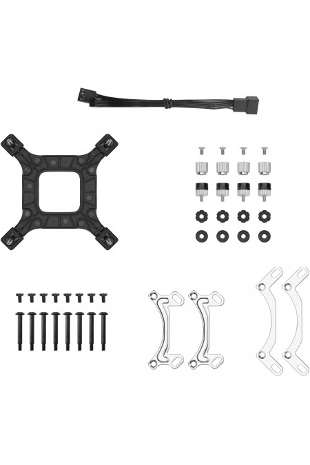 Система водяного охлаждения Deepcool LE240 V2 Zero ARGB (R-LE240ZERO-BKLNMD-G-1) (черный) 4