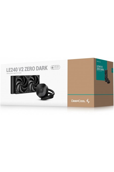 Система водяного охлаждения Deepcool LE240 V2 Zero ARGB (R-LE240ZERO-BKLNMD-G-1) (черный) 5